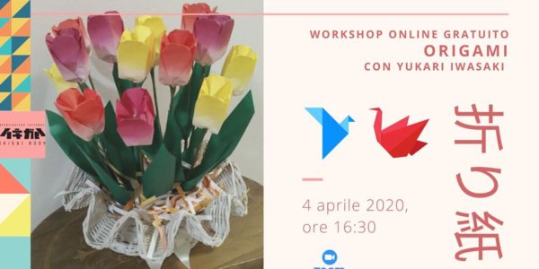 Workshop online di origami con Yukari Iwasaki