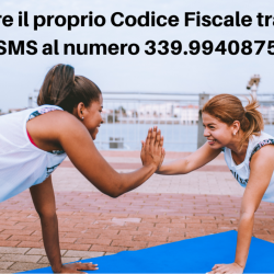 Inviare il proprio Codice Fiscale tramite SMS al numero 339.9940875