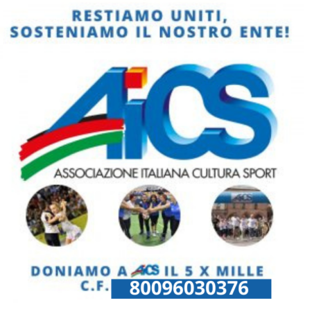 Il tuo 5xmille ad AICS Bologna per sostenere sport e cultura