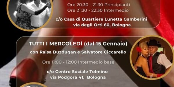 Open Day Corsi Tango Argentino 2025 a Bologna