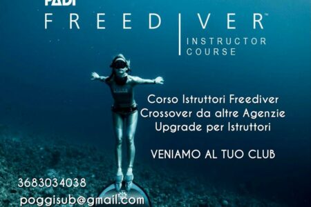 Corso istruttore freediver Padi