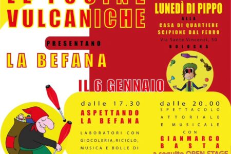 Le Fucine Vulcaniche presentano la Befana alla Casa di Q.re Scipione dal Ferro