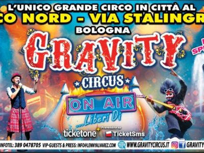 Sconto con tessera sportiva AICS per spettacolo Gravity Circus