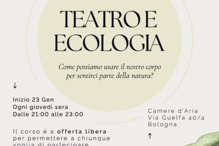 Teatro e Ecologia – Laboratorio di teatro aperto