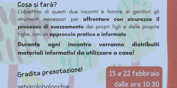 Incontri sullo svezzamento a Vicolo Balocchi