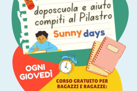 Progetto “Sunny Days” – Doposcuola e corso di italiano al Pilastro